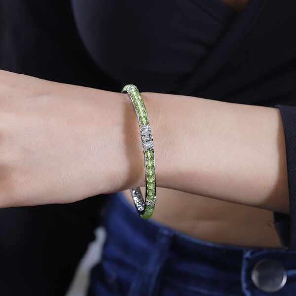 Peridot Armreif, 19 cm - 19,37 ct. image number 3