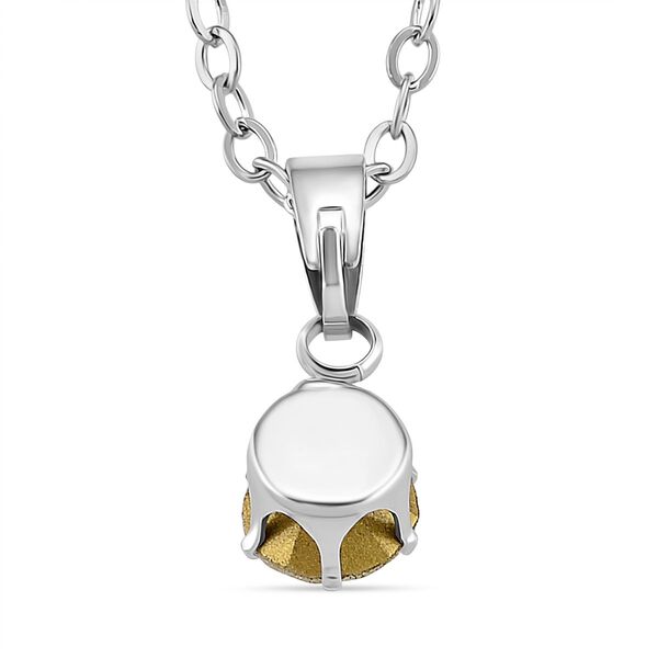 Weißer Kristall Schmuckset Nickelfreies Messing Silberfarben, Flexibles (Größe 17.00-18.00) image number 6