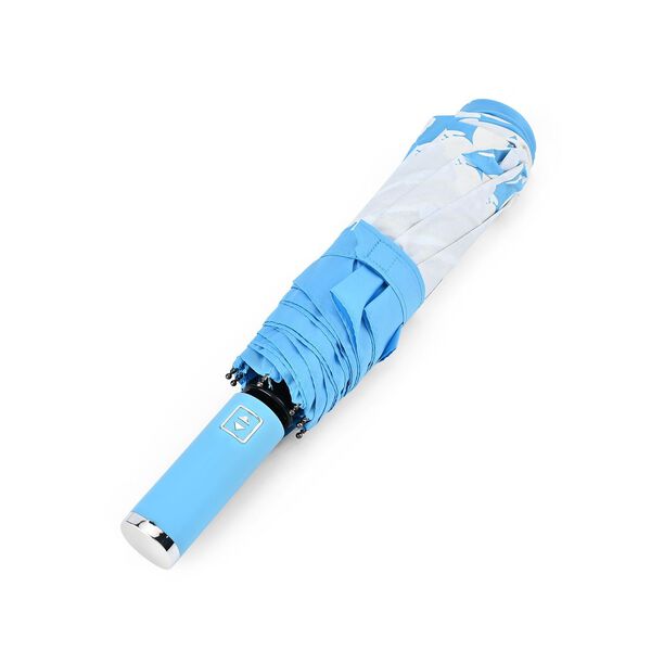 Farbwechsel Regenschirm, 103 cm Durchmesser, Himmelblau image number 4