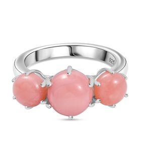 AA Vinicunca-Peruanischer Opal Ring, 925 Silber rhodiniert (Größe 21.00) ca. 3.47 ct