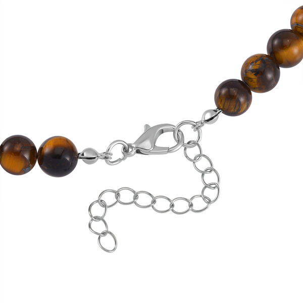 Gelbes Tigerauge Halskette, ca. 50 cm, ca. 265.00 ct image number 5