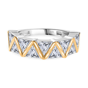 D&rsquo;Joy zweifarbiger Moissanit Ring - 2,64 ct.