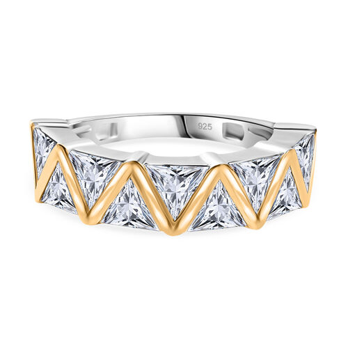 D’Joy zweifarbiger Moissanit Ring - 2,64 ct. image number 0