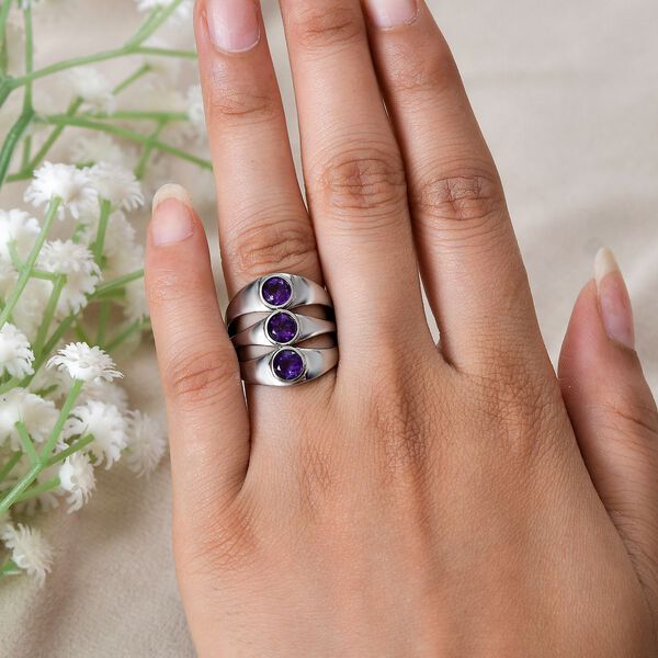Afrikanischer Amethyst-Ring - 1,46 ct. image number 3