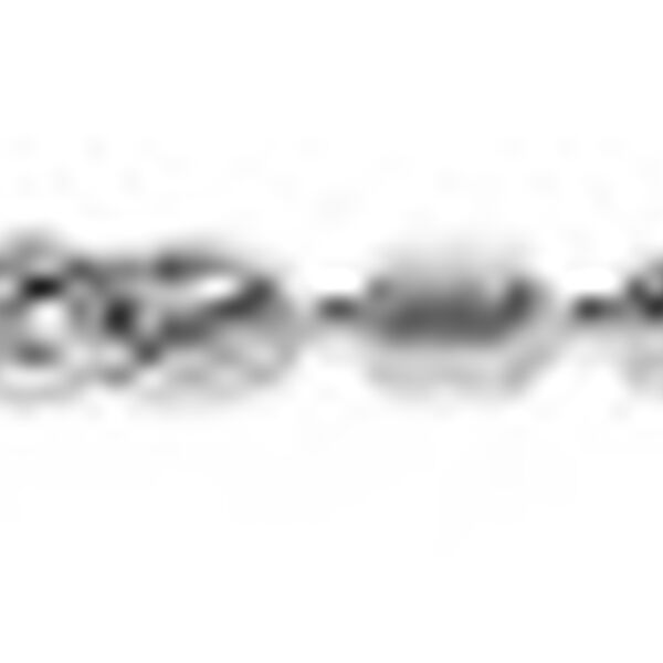NEW TYPHOON DIAMOND ILLUSION BEAD 925 Silber rhodiniert Halskette ca. 40.5 cm + 5 cm Extender, ca. 5,32g