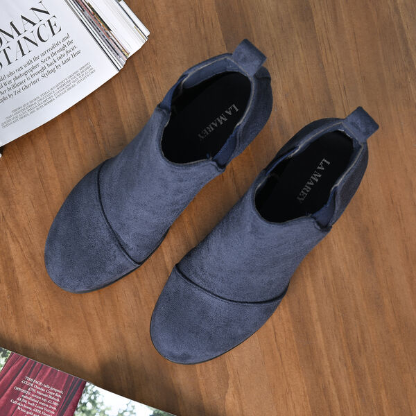 LA MAREY - Damen Stiefel, Größe 36, Dunkelblau image number 4