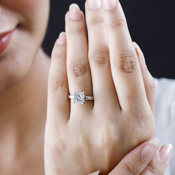 Moissanit Ring - 1,85 ct. image number 9