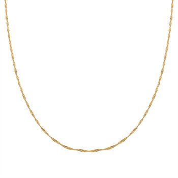 925 Silber vergoldetKette ca. 50 cm