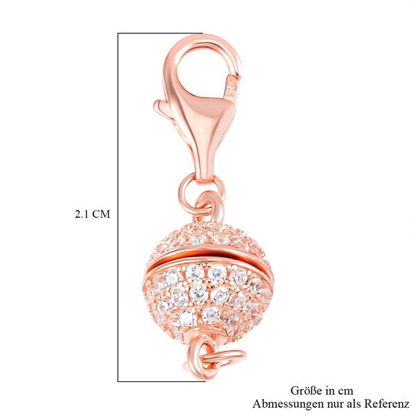 TOUCH und LOCK Zirkonia Magnetverschluss in rosévergoldetem Silber image number 8