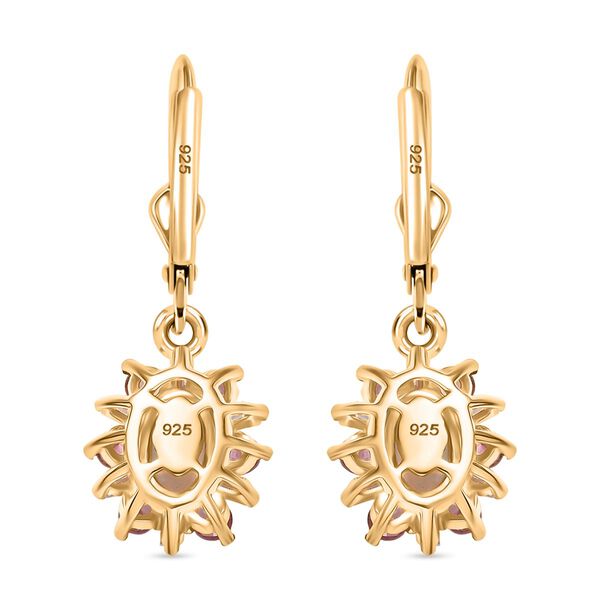 AA Nat&uuml;rliche, &auml;thiopische Welo Opal, Rosa Turmalin und Moissanit Ohrringe - 1,61 ct. image number 5