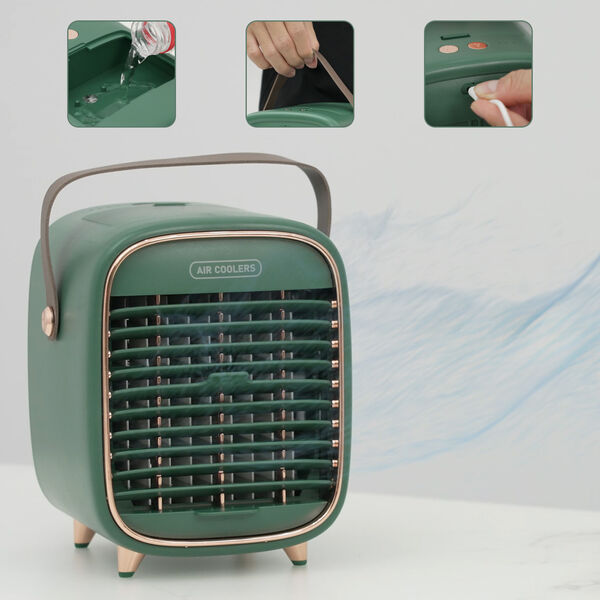 Luftkühler mit Nebelspray, Grün image number 5