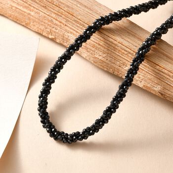 D'Joy schwarze Spinell 45cm Halskette - 80 ct.