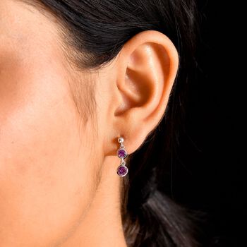 AAA Radiant Ember Granat Ohrringe - 0,98 ct.