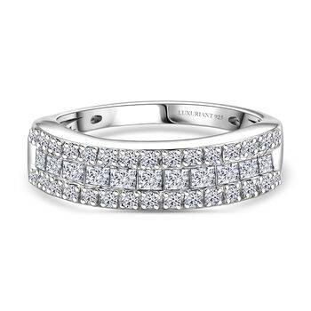 LUXURIANT VS-EF Labor Diamant Half Eternity Ring - 1 ct.