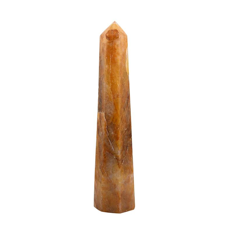 Gelber Hämatoid-Quarz Obelisk, L - 3010 ct. image number 0