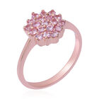 Rosa Saphir Ring 925 Silber rosévergoldet  ca. 0,82 ct image number 2