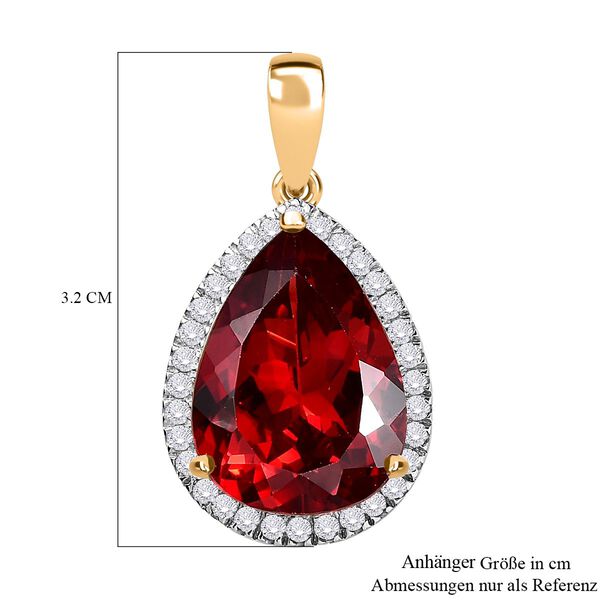 Synthetischer Padparadscha-Saphir, ca. 17,07 ct. image number 6