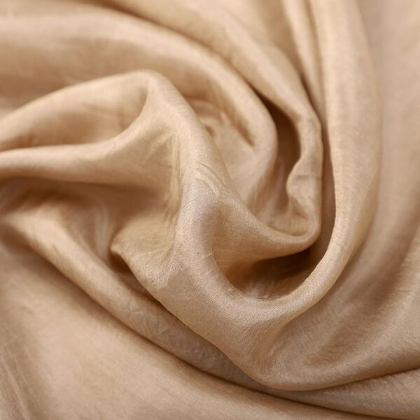 Satin Seiden Schal, Beige image number 6
