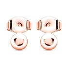 Ohrringverschluss, 925 Silber, rosévergoldet