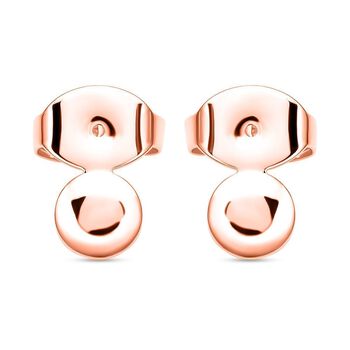 Ohrringverschluss, 925 Silber, ros&eacute;vergoldet