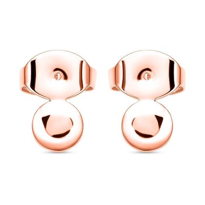 Ohrringverschluss, 925 Silber, ros&eacute;vergoldet