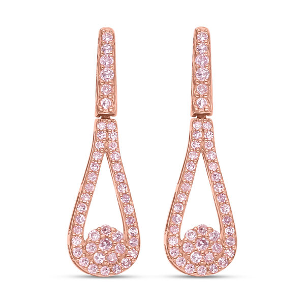 Nat&uuml;rliche, rosa Diamant-Ohrringe - 0,33 ct.