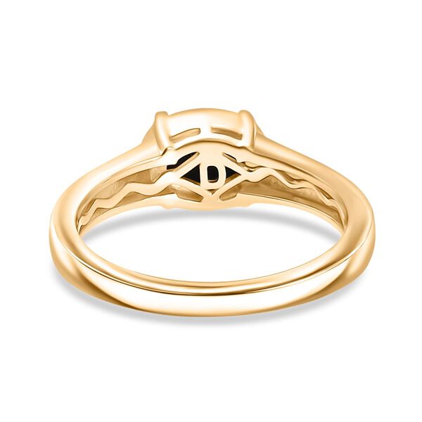 D'Joy Ammolit Ring 925 Silber 750 Gelb Vergoldet (Größe 19.00) ca. 0,87 ct image number 5