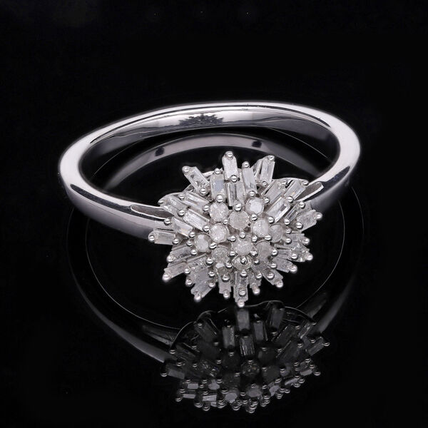 Schneeflocke Diamant Ring- 0,50 ct. image number 2