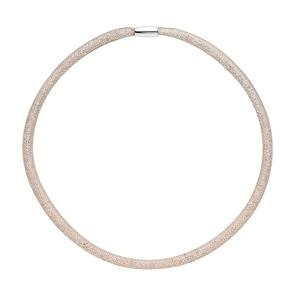 Wei&szlig;e Kristall-Halskette, 50 cm - 100 ct.