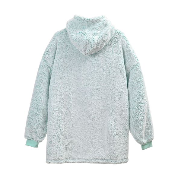 Kuscheliger Sherpa-Hoodie, Einheitsgröße, hellblau image number 2