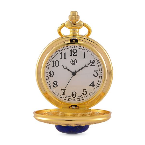 STRADA Lapislazuli Kettenuhr, 91,4 cm - 15 ct. image number 7