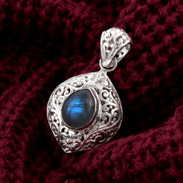 Royal Bali - Labradorit-Anh&auml;nger, 925 Silber ca. 3,80 ct image number 3