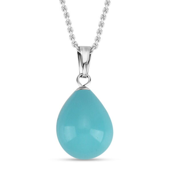 Sleeping Beauty Farbe Muschelkernperle (15x12 mm) Schmuckset ca. 50 cm image number 4