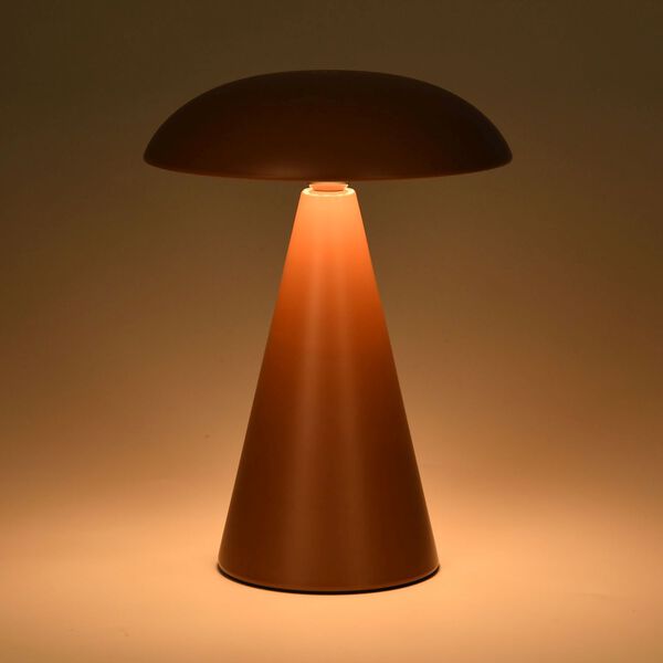 LIVMORE 2-in-1 Magnetische, wiederaufladbare LED-Tisch- und Wandleuchte, 15,5x15,5x21cm, Kaffee image number 2