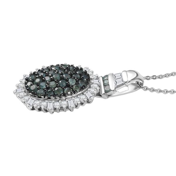 D’Joy Alexandrit und Moissanit Ring und Anhänger mit 50cm Kette image number 4