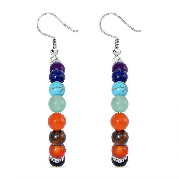 Mehrfarbig Edelsteine Schmuckset Reiner Edelstahl image number 6