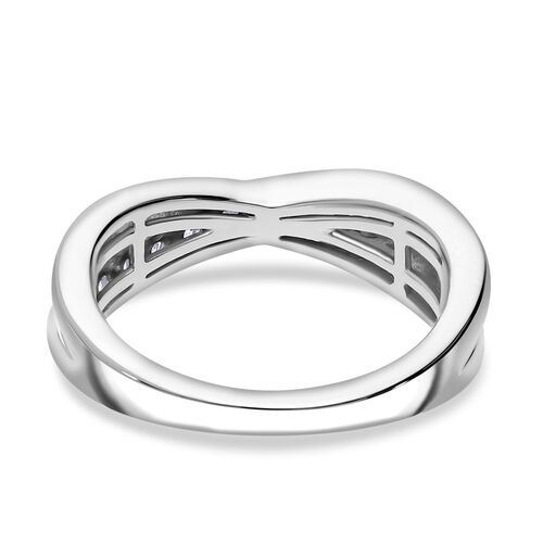 LUXURIANT DIAMOND- SI-GH Labor Diamant Ring, 925 Silber platiniert - 0,50 ct. image number 4