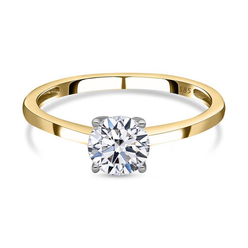 IGI zertifizierter SI GH Labor-Diamant-Solitär-Ring - 1 ct. image number 0