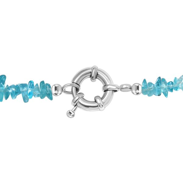 Amazonit und Apatit Halskette, 50 cm - 178,15 ct. image number 5