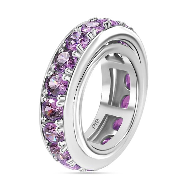 Lila Zirkonia Spinning Ring - 7,48 ct. image number 5