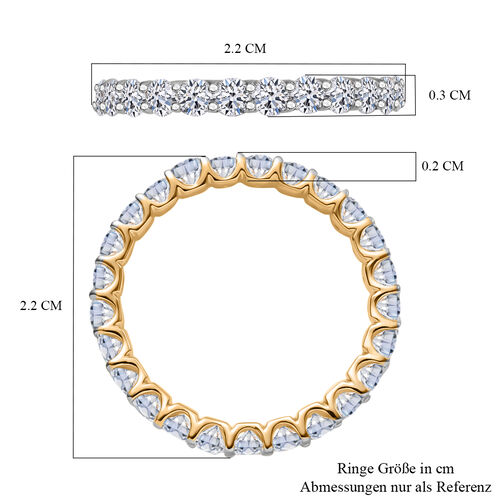LUXARIANT DIAMOND- SI Labor Diamant Ring in 585 Gelbgold - 2 ct. image number 5