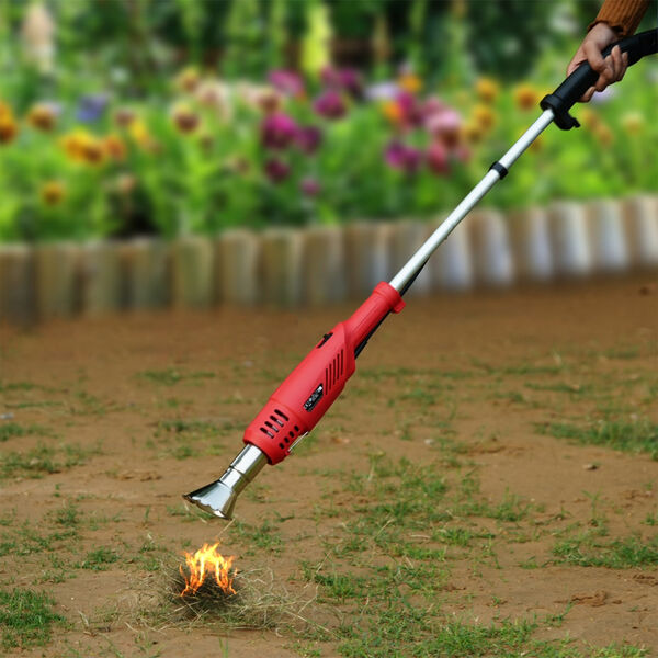 HOMESMART - Unkrautverbrenner mit 2 Aufs&auml;tzen, Rot image number 2