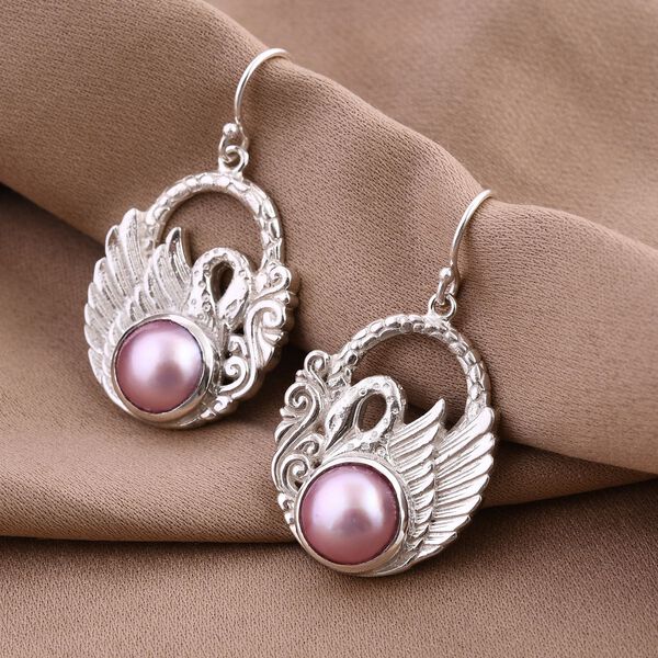 Royal Bali - Rosa Mab&eacute; Perlen Ohrringe, ca. 5,02 ct. image number 1