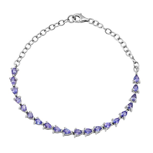 D'Joy Tansanit Armband ca. 20 cm 925 Silber rhodiniert ca. 2,72 ct. image number 0