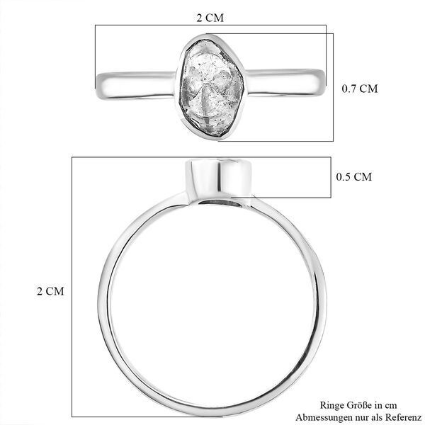 Handgearbeiteter Polki-Diamant-Ring- 0,15 ct. image number 7