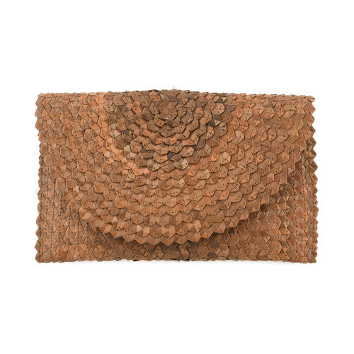 Handgemachte Clutch Tasche aus Palmblättern image number 0