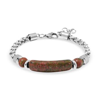 Unakite Armband, 18 cm - 25 ct.