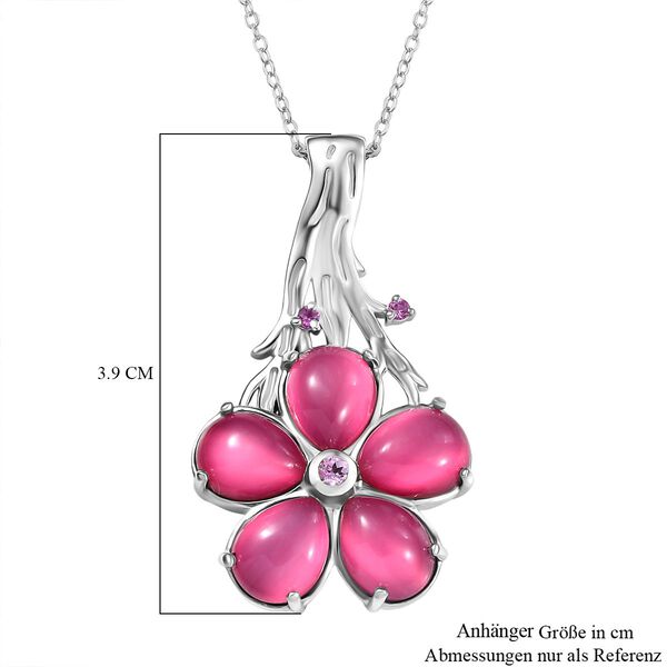 GP Italian Garden Kollektion - Maulbeer Mondstein, Rosa und blaues Saphir Schmuckset image number 10