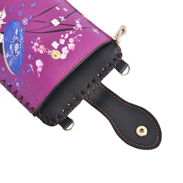 Handy Crossbody-Tasche, Geisha image number 6