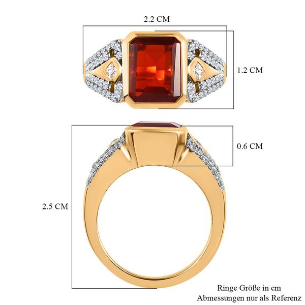 Purpurroter Feueropal und Zirkon-Ring - 2,69 ct. image number 6